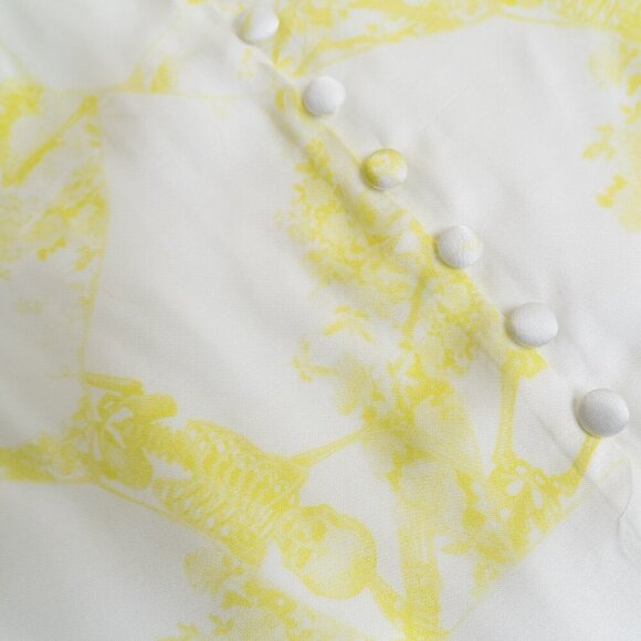 ✨ All Saints Mini Dress Demi Marama Citrus Yellow - Picture 8 of 13